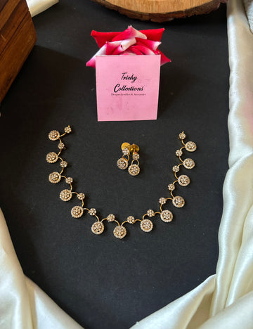 Hailey's diamond cut necklace