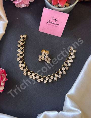Ivy star diamond cut necklace
