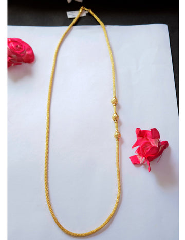 Full gold finish premium mugappu chain